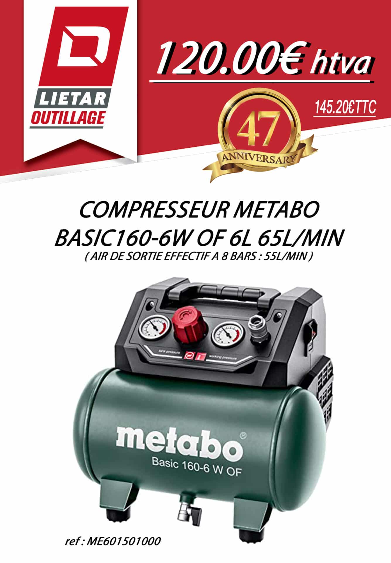 Compresseur Metabo