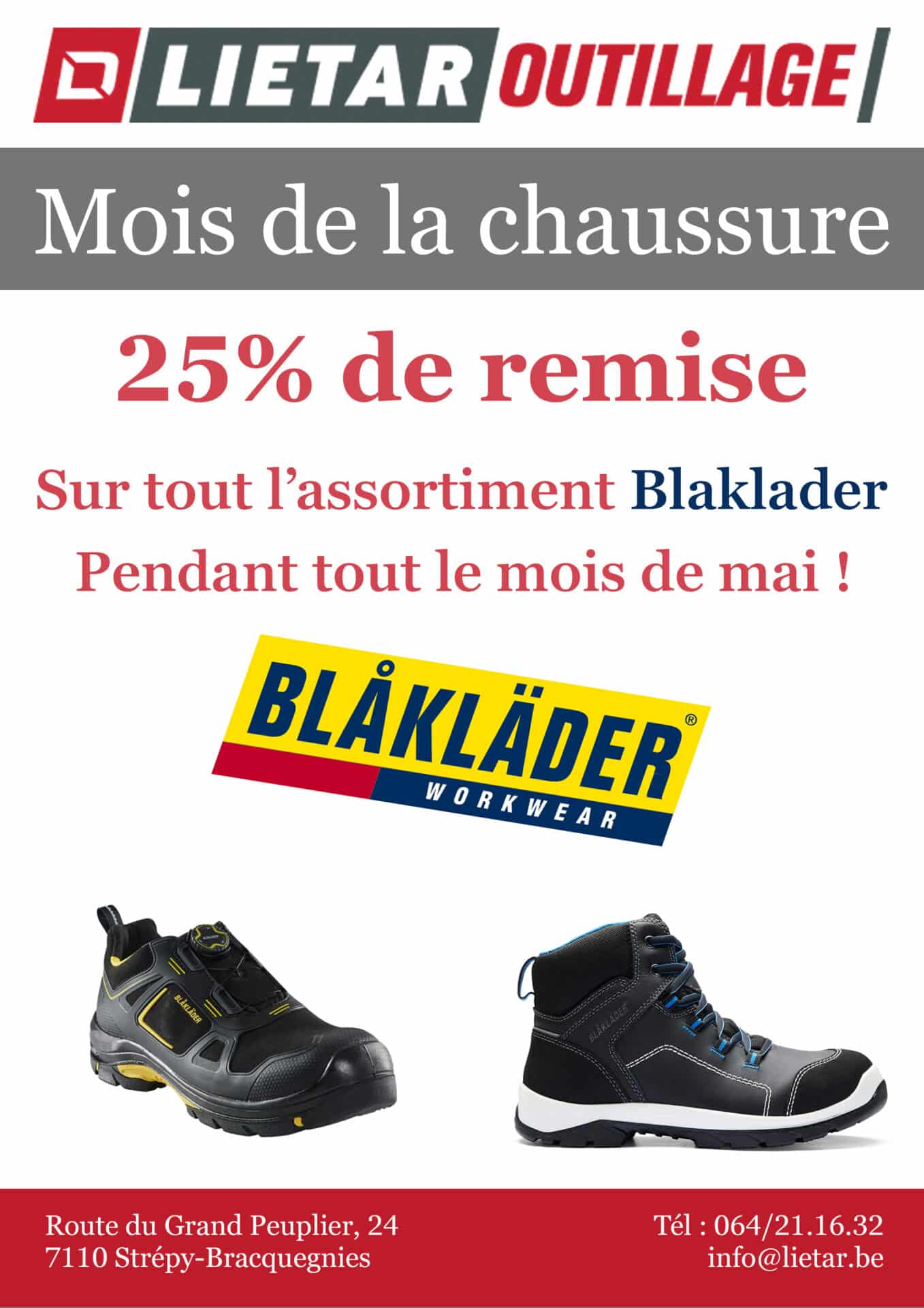 Promotion chaussures Blaklader